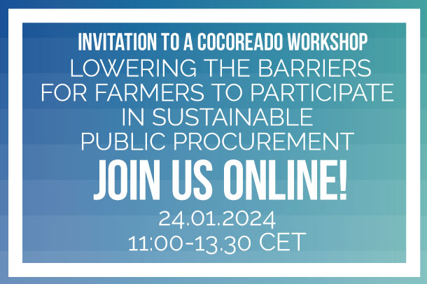 Online Policy Workshop: “Lowering the Barriers for Farmers to Participate in Sustainable Public Procurement”